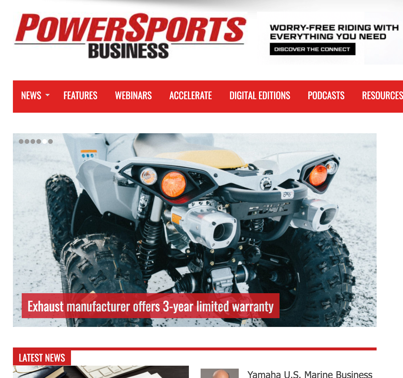 Breaking News: Our Increased Warranty gets Noticed by PowerSport Business!